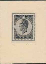 N° 21 "1 franc", engraving of Leopold I (left profile) by Renard, vf ...