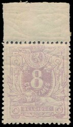 N° 29 "8c. violet" with margin at top, vf (OBP €230)  Original ...