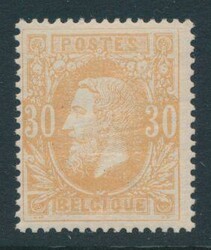 N° 33 "30c. ochre red", vf (OBP €250)  Original Dutch description: ...