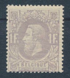 N° 36 "1fr. mauve" with extremely small hinge remainder top right, a ...