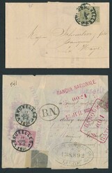 N° 39 on bank draft and N° 47 (two copies) on bank draft and letter ...