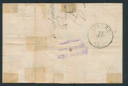 1885 N° 39 and N° 48, on registered mail with contents, from ...