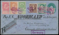 1897 USA postal stationery, with postage Yv. N° 41 and 76, from New ...