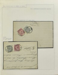 1883/1884 Sammlung mit Ausgaben von 1883 und 1884, mit gemischten ...