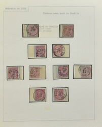 1883/1884 Sammlung mit Ausgaben von 1883 und 1884, mit gemischten ...