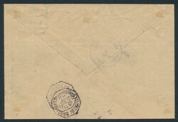 1919 N° 142 „35c. Ypern”, mit Bahnstempel von Laeken, datiert 14 ...