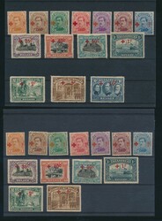 N° 150/63 Zusammenstellung auf Karten, darunter 2x vollständiger ...