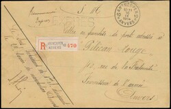 1914 Die Belagerung von Antwerpen, August-Oktober 1914, ...