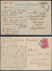 1915/1918 Zusammenstellung von 24 Karten PMB/BLP von oder an ...