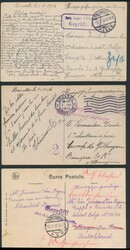 1915/1918 Belgische Gefangene in Göttingen (Deutschland), 15 Briefe ...