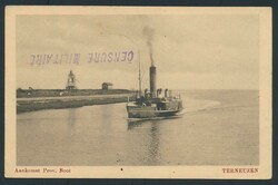 1919 Terneuzen, Abstempelung vom 4.8.19, nach Antwerpen, mit Ankunft ...