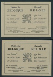 N° 914A/B „Rotes Kreuz”, Französisch + Niederländisch, ...