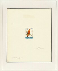 N° 1216 „Zoo Antwerpen – 40c. + 10c. Felsenhahn”, angenommener ...