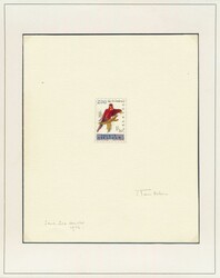 N° 1217 „Zoo von Antwerpen – 1 Fr. + 50 C. Roter Lori“, ...