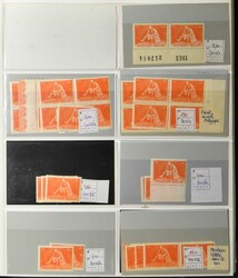 N° 701/709 "Kriegsgefangene", auf 202 Karten, einwandfrei/schön ...