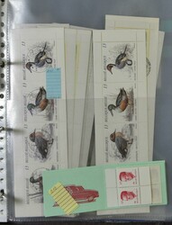 1963/1999 Carnets de stock dans classeur à anneaux, tb