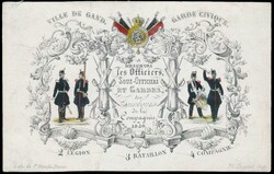 Gand, militaria, dont 1x garde civile (3 pièces)