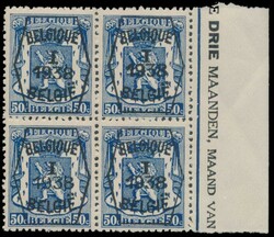 PRE 333/38, „1938 Januar – I 1938 –”, alle in Viererblöcken, ...