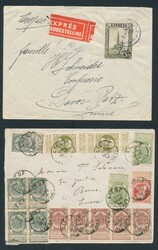 Collection of 23 letters from Belgium to Switzerland, period between ...