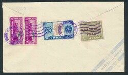1936 Belgian Legation in Guatemala, LP letter via New York to ...