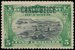 N° 40PT ‘5c. green - Mols Princes’ with ‘CONGO BELGE’ ...