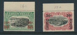 N° 86A, 89A and 90A '1915 issue overprinted' by error of the ...