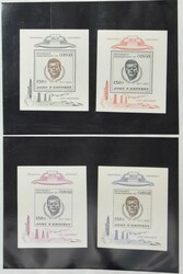 1938/1984 Accumulation of minisheets in map, with Kennedy (2x) **, vf ...