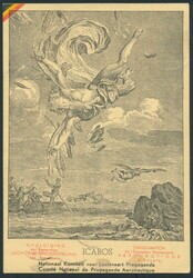 1937, postcard from the Antwerp Aeronautical Exhibition, franked by ...