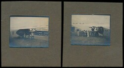 Small group of 2 picture postcard published by SABENA (modern) and 4 ...