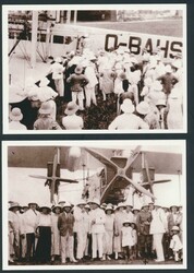 Small group of 2 picture postcard published by SABENA (modern) and 4 ...