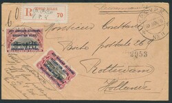 1918, n° 29 and 32 on registered letter sent from B.P.C.V.P.K. N° ...
