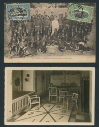 1920/1931, 2 postcards with illustration, one written aboard the S.S. ...