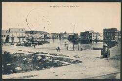 1918, picture postcard franked with COB N° 28B "5c. green - EAAOB ...