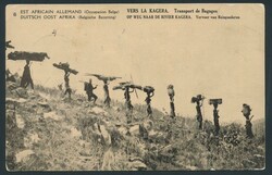 Stibbe #11, 1918, military mail, Ruanda Urundi postal stationery with ...