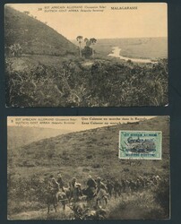 Small accumulation of 6 postal stationeries, Stibbe #11 views 5 and ...