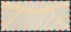 1949, airmail cover, franked with COB N° TX1 8b and TX 19b "1fr. ...