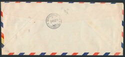 1962, Republic of Congo, airmail envelope, franked at "17fr.", sent ...