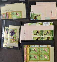 N° 123/37, PA 8/16, 274/89 et 350/65 "Oiseaux, papillons et ...