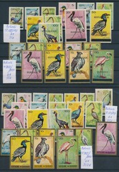 1964/1975 Belle collection d'animaux, tb (Yv. 650 €)