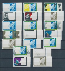 N° 876/78 "Johannes Kepler", 19 épreuves en couleurs progressives, ...