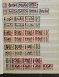 Katanga, Sud Kasaï, local issues, accumulation in stockbook, vf  ...