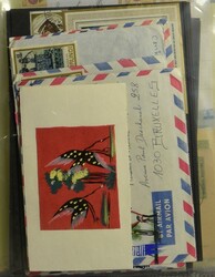 Ruanda Urundi, Burundi, accumulation with stamps, cancellations, ...