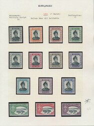 1949/1958 Kleine Sammlung auf Albumblättern sowohl * als auch ...