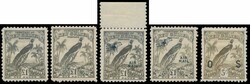 1931/39 "Birds of Paradise", Yv. n° 28/40, 41/52, 54, 55, LP 14/27, ...