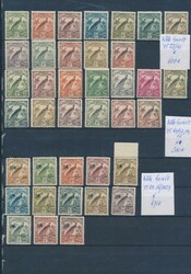 1931/39 "Birds of Paradise", Yv. n° 28/40, 41/52, 54, 55, LP 14/27, ...