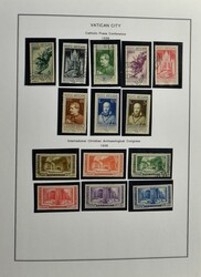 1931/1985 Sammlung in 3 Alben, darunter einige bessere Sätze, FDC, ...