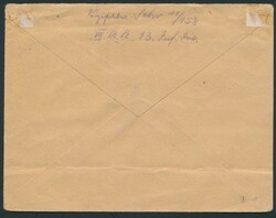 Feldpostbrief 1915, Lothringen nach Luxemburg + Strafport-Stempel ...