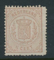 N° 13 and 18 "1/2c. brown" and "2 1/2c. violet", both re-gummed, vf ...