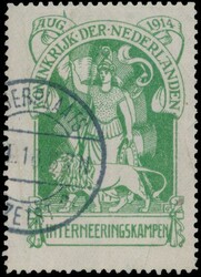 Internement, n° IN 1 "1916 - Vierge néerlandaise", très beau ...