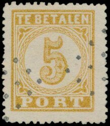 Penalty postage P 1/4 "1874/1875 - complete set of 4", slightly ...